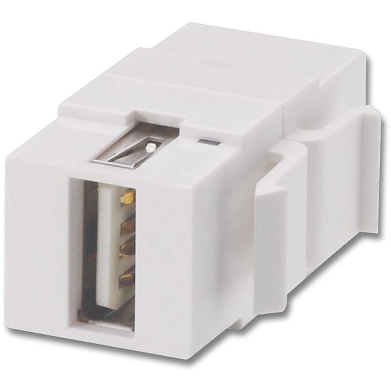 Lindy - usb a/b Double Female keystone module for wall boxes