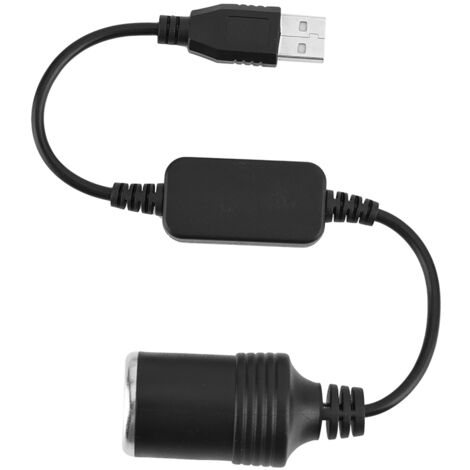 USB-auf-12V-Zigarettenanzünder-Adapter (weiblich) mit Kabel