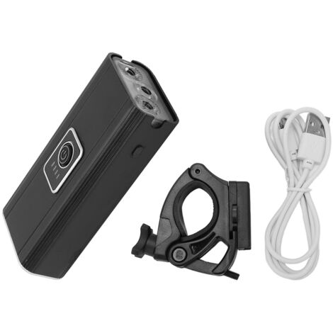 USB-aufladbarer Fahrradscheinwerfer aus Aluminiumlegierung für Nachtfahrten