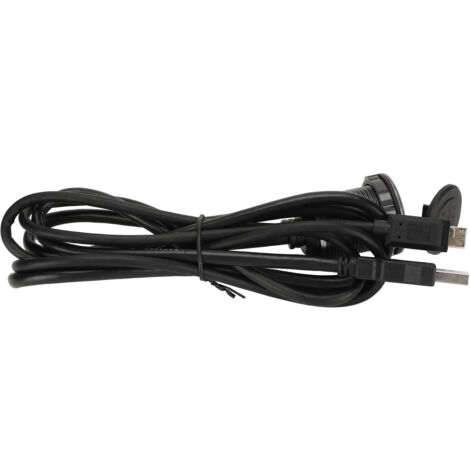 USB-C 3.1 auf USB-A 3.0 Verlängerungskabel für Auto, Boot, Motorrad und Armaturenbrett