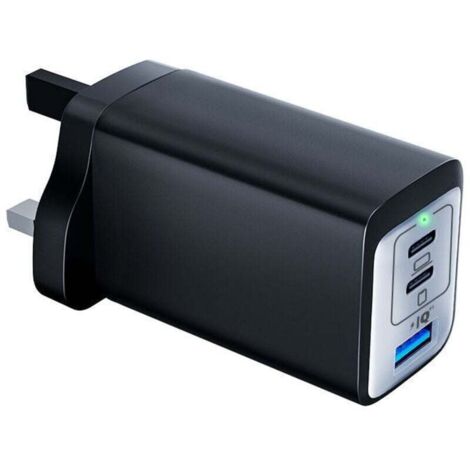 USB C 735 Nano II 65W 3-Port PPS Ladegerät für MacBook Pro Air iPad Pro iPhone 16 16 Plus 16 Pro etc.