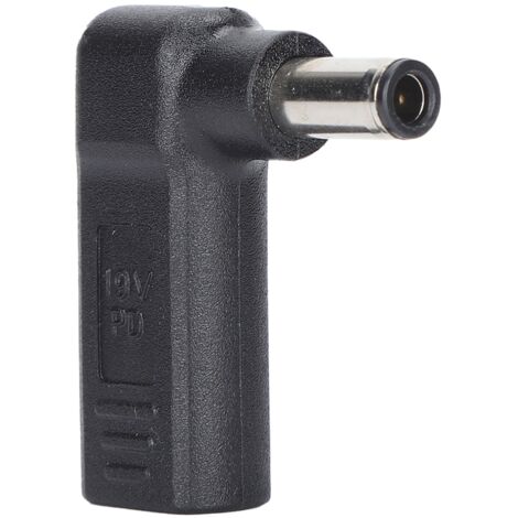 USB-C-auf-DC-Adapter, Buchse/Stecker, 6,0 x 0,6 mm, rechtwinklig, PD-Anschluss für Schnellladung