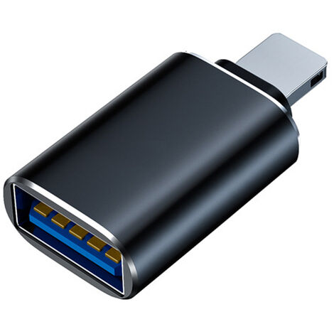 USB-C-Stecker auf USB-Buchse + USB-C PD-Ladebuchse und OTG-Adapter