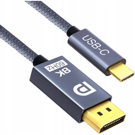 USB-C-KABEL – DISPLAYPORT 1.4 ADAPTE DP 8K 4K120HZ