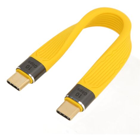 USB-C-Kabel (Stecker auf Stecker), 100-W-Schnellladung (5 A), Datenübertragungsrate 10 Gbit/s, 5,3 Zoll