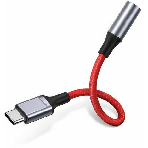 USB C to 3.5mm Jack Adapter USB Type C Adapter for Huawei P30 Pro, P20 Pro, P20, Mate 20 Pro, Mate 10 Pro, OnePlus 7T / 7 / 6T, Headphone Adapter for Mi 9/8/6, Xperia XZ2 Compact, Aluminum