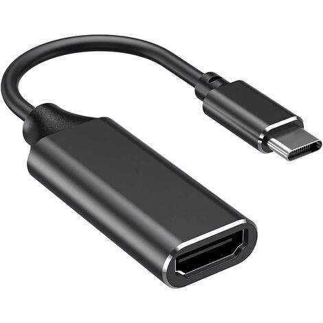 main image of "USB C to HDMI Adapter 4K for Mac OS, Type-C to HDMI Adapter [Thunderbolt 3], Compatible with MacBook Pro 2019/2018/2017, MacBook Air, Galaxy, Dell XPS, Pixelbook, Microsoft and More (1 Pack)"