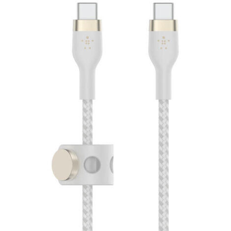 USB-C USB-C 2.0BRAID SILIC 2M WH