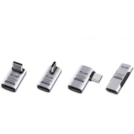 Usb-c (usb4) adapter set (4 pcs.), 8k@60 hz, aluminum, space gray