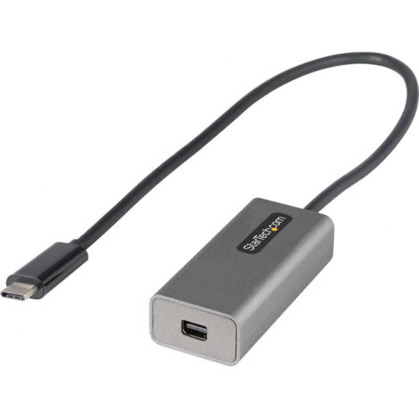 USB-C-zu-DisplayPort-Adapter Startech CDP2MDPEC Schwarz/Grau 0,3 m