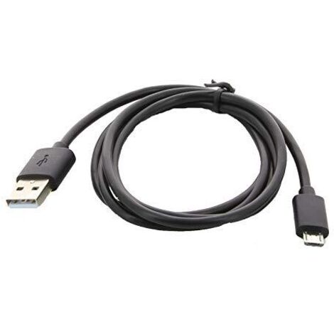 USB Cable To Micro USB 1M Black DLH - Câble USB - Micro-USB de type B (M) pour USB (M) - 1 m - noir