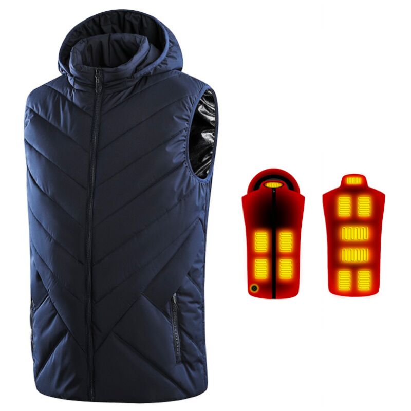 USB Charging Heated Vest for Men and Women Body Warmer Adjustable Temperature Heating Vest Built-in Heating Pad for Outdoor Working Skiing Hiking