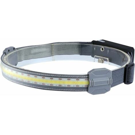 USB COB LED Head Torch, Ultra-Low Profile Durable Elastic Headlamp, Lightweight Design, Waterproof, Bright LED Lights, 3 Modes, for Running, Hiking