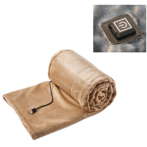 USB Electric Blanket Thickened Flannel Electric Heated Blanket for Use During Work