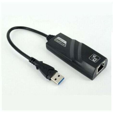 USB Ethernet Adapter, Automatic Support for MDIX USB3.0 Gigabit to RJ45 Network Card, External USB Network Card for Tablet PC