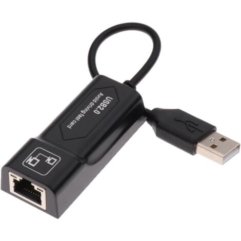 USB-Ethernet-LAN-Adapter für Fire Stick oder Fire TV 3 (Schwarz)