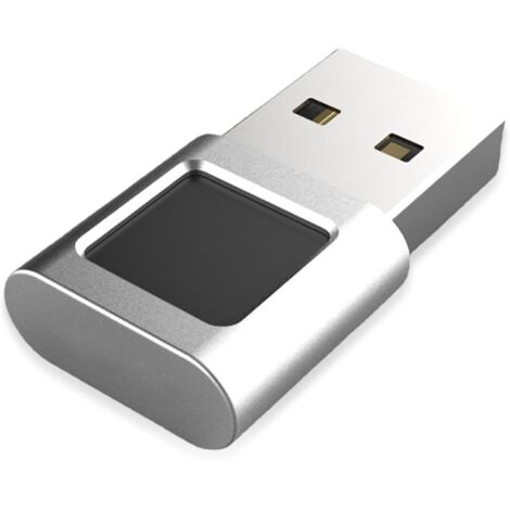 USB fingerprint sensor for PC, 360° full recognition, USB fingerprint reader, up to 10 logins, biometric fingerprint reader for Windows 10