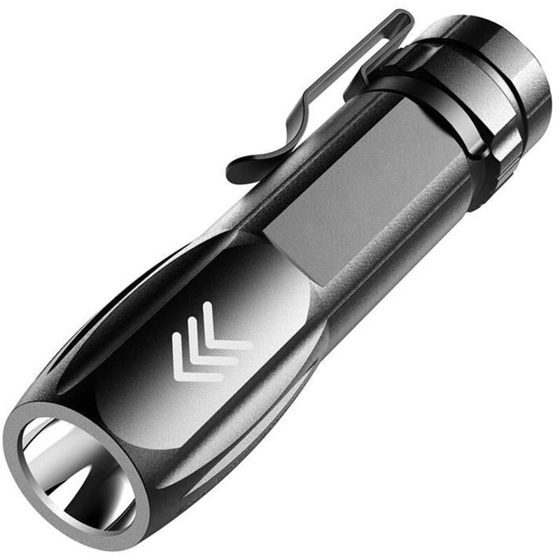 USB glare flashlight multi-function zoom flashlight outdoor camping flashlight,model:Black