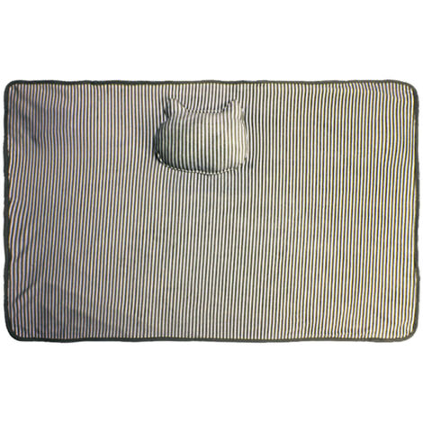 USB heated knee blanket (11572cm) Flannel heated foot warmer Body warmer Shawl Electric blanket, (grey)