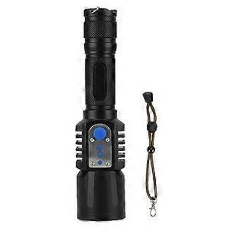 USB-Lade-LED-Taschenlampe, helle Outdoor-Taschenlampe, tragbar für Camping, Notfälle