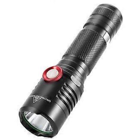 USB-Ladefunktion, LED-Taschenlampe mit hoher Helligkeit, aus Aluminiumlegierung, für Camping, Notfälle im Freien