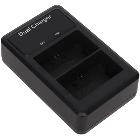 USB-Ladegerät mit LCD-Display für Canon LP-E6, LP-E6N, LP-E6NH Akkus – Kompatibel mit EOS R5, R6, R7, 5D, 6D, 7D, 90D, 80D, 70D