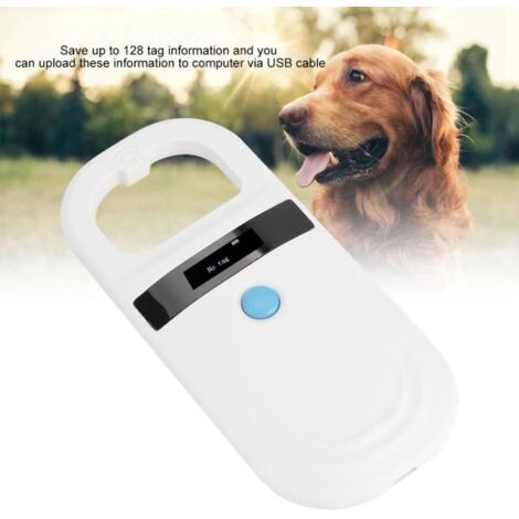USB Lecteur d\'identité rechargeable d\' écran OLED de haute luminosité Scanneur de puce d\'identification d\'animal familier---YUA