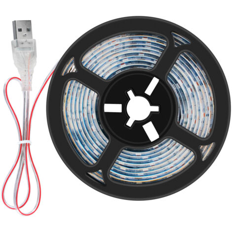 USB-LED-Pflanzenlampe, schwarzes ABS-Material, Abmessungen 0,5 m/1 m/2 m/3 m, 1 Stück im Lieferumfang enthalten