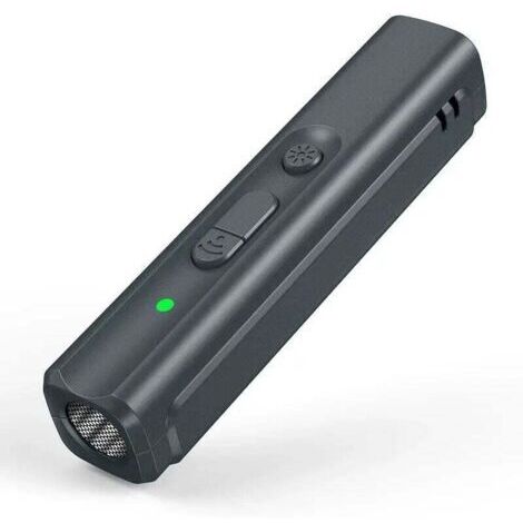 USB LED repoussant, Répulsif à ultrasons pour Chien Dispositif de Conduite de Chien Rechargeable Dresseur de Chien Portable Dispositif Anti-aboiement avec lanière à indicateur