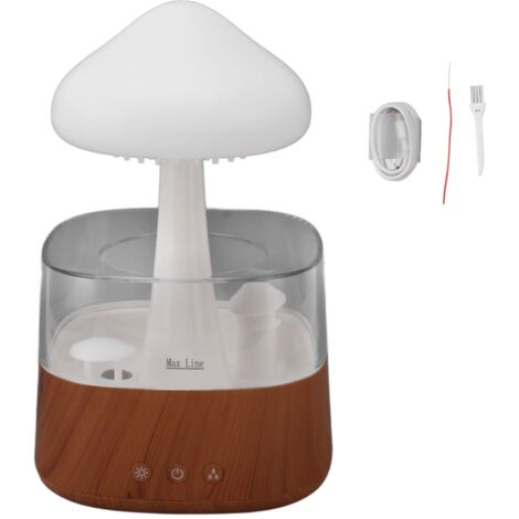 USB-Luftbefeuchter mit Aromatherapie-Diffusor und LED-Beleuchtung für Schlafzimmer und Büro