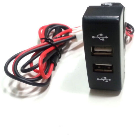 Двойно USB Зарядно за Вграждане за камион Мерцедес Акторс Mercedes Actros MP3 12V 24V подходящ за зареждането на всякави