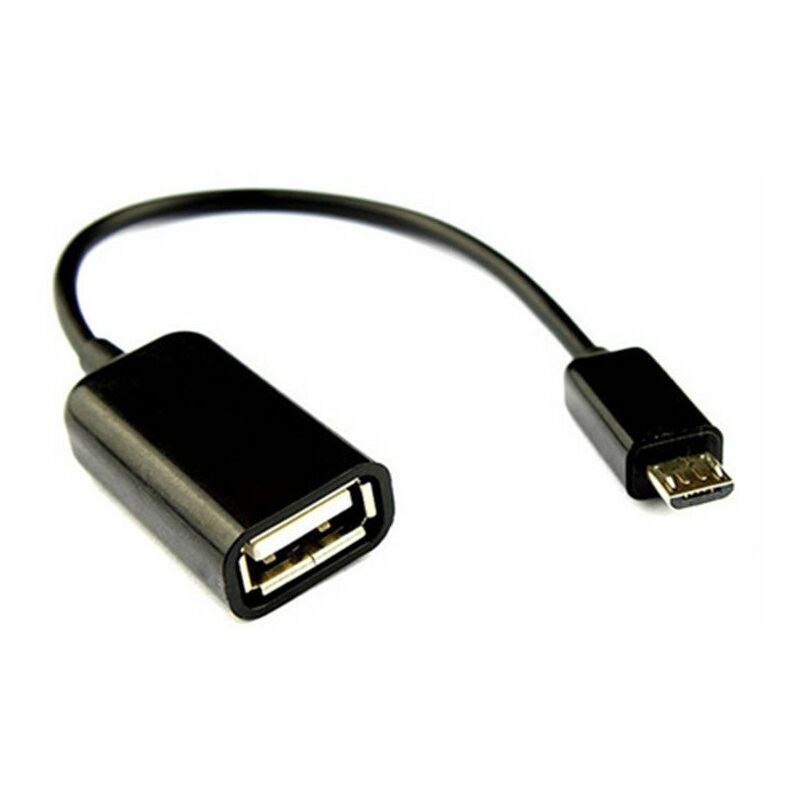 Northix - usb Micro Câble usb - Adaptateur otg intégré - Noir
