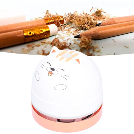 USB-Mini-Tischstaubsauger mit Tiermotiv, Katzenmuster, ideal für Kinder