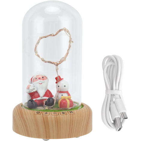USB-Nachtlicht mit Kuppel, 1200-mAh-Akku, Gehäuse aus ABS-Kunststoff, für Partys und als Heimdekoration