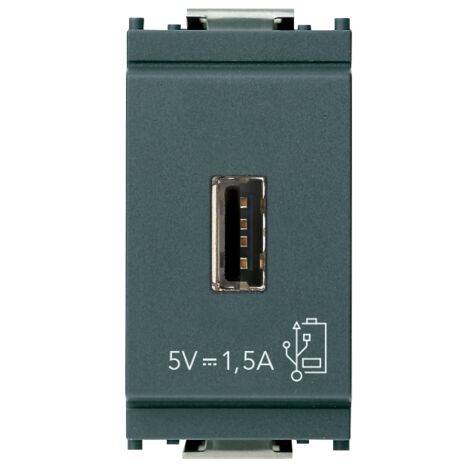 USB-Netzteil 5V1,5A 1M Grau VIMAR 16292