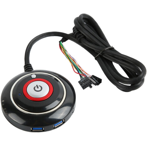 USB-PC-Switch mit 2 Ports, Plug-and-Play-Installation, leichtes ABS-Gehäuse, ideal für Cafés oder Büros