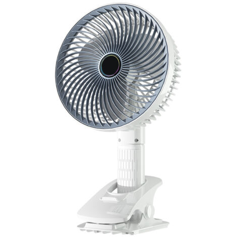 USB Rechargeable Handheld Fan Wall Mounted 3 Speed Strong Wind Portable Small Electric Fan for Home Dormitory