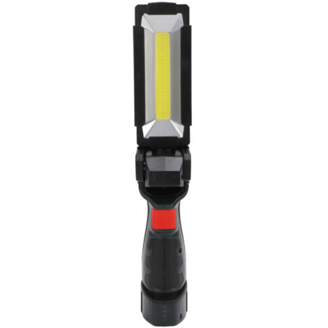 USB rechargeable work light with 360 degree rotation, 5 modes, COB magnetic work light for mechanics, car repair, home, garage, emergency, camping, DUBUNS
