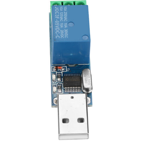 USB-Relaismodul für intelligente PC-Mikrocontroller-Steuerung, selbstverriegelnder Schalter