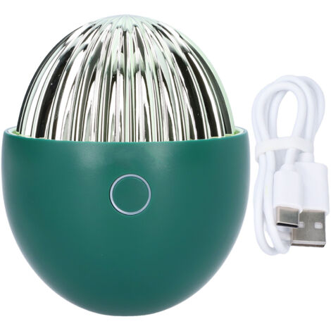 USB-Sterilisator und -Geruchsneutralisator mit 2 Geschwindigkeiten, Ozon-Zitronen-Funktion für Kühlschränke und Schränke, Grün