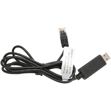 USB to RS 485 PC Communication Cable 1.5meter Long Brass Portable PC Communication Cable Replacement for Solar Connection