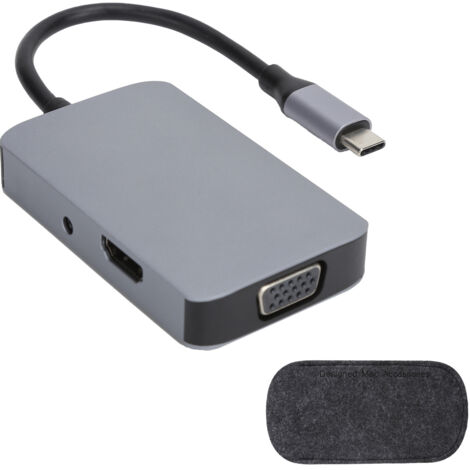 USB-Typ-C-zu-Hub-Adapter für Computer und Smartphones mit Typ-C-Anschluss
