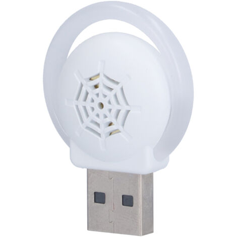 USB-Ultraschall-Schädlingsbekämpfer, 3 Stufen, intelligente Frequenzumwandlung, umweltfreundlich, Mäuseabwehr, Weiß