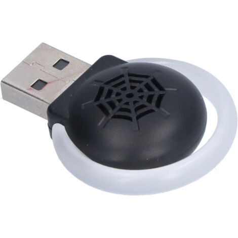 USB-Ultraschall-Schädlingsbekämpfer mit 3 Stufen, intelligenter Frequenzumwandlung, umweltfreundlich, Mäuseabwehr, Schwarz