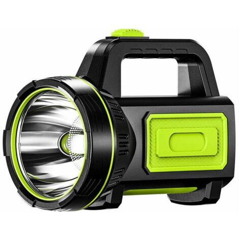 USB wiederaufladbar, 135.000 Lumen, 6.000 mAh, extrem leistungsstarke LED-Taschenlampe mit Seitenlicht, hohe Leistung, wasserdichte Taschenlampe für Notfall, Wandern, Camping, Jagd