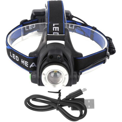 USB-wiederaufladbare LED-Stirnlampe für Camping, Imkerei und Nachtwanderungen