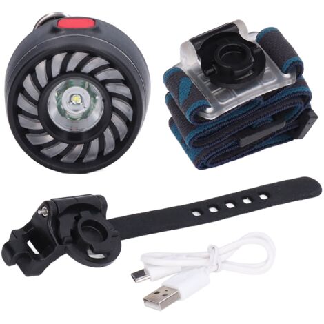 USB-wiederaufladbare Stirnlampe, 7 Leuchtmodi, wasserdicht nach IPX4, ideal zum Wandern und Campen