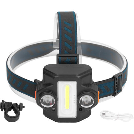 USB-wiederaufladbare, wasserdichte Stirnlampe für Radfahren, Wandern und Outdoor-Sportarten