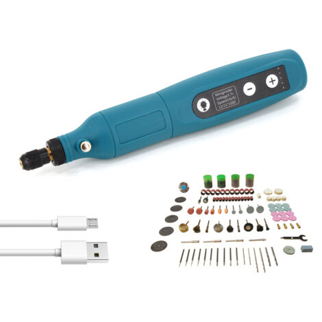 USB-wiederaufladbarer, kabelloser Gravierstift, kompakte elektrische Bohrmaschine, tragbarer Gravierstift, verstellbare Graviermaschine, Schleifmaschine mit LED-Beleuchtung