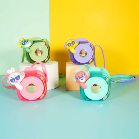 USB-wiederaufladbarer Nackenventilator, 3 Geschwindigkeitsstufen, tragbarer Nackenventilator zum Aufhängen für den Außenbereich, Pink